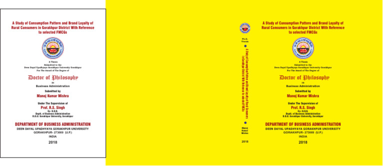 Manoj Kumar Mishra Cover Page | PDF | Educational Stages | Academia