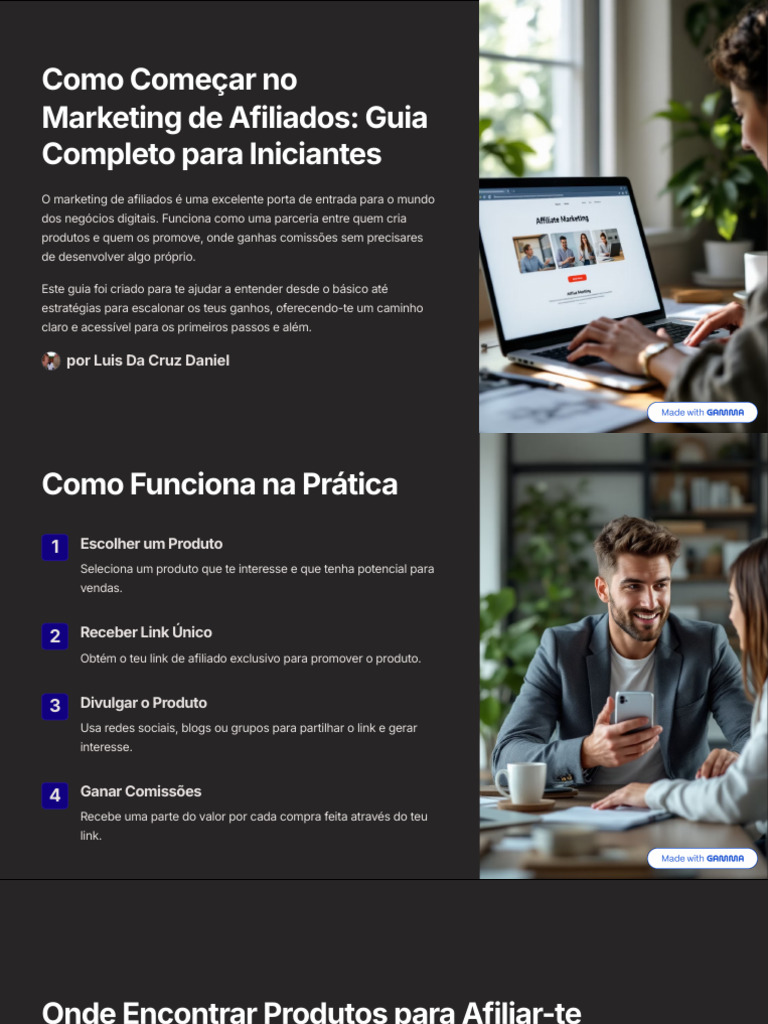 Como Comecar No Marketing de Afiliados Guia Completo para Iniciantes ...