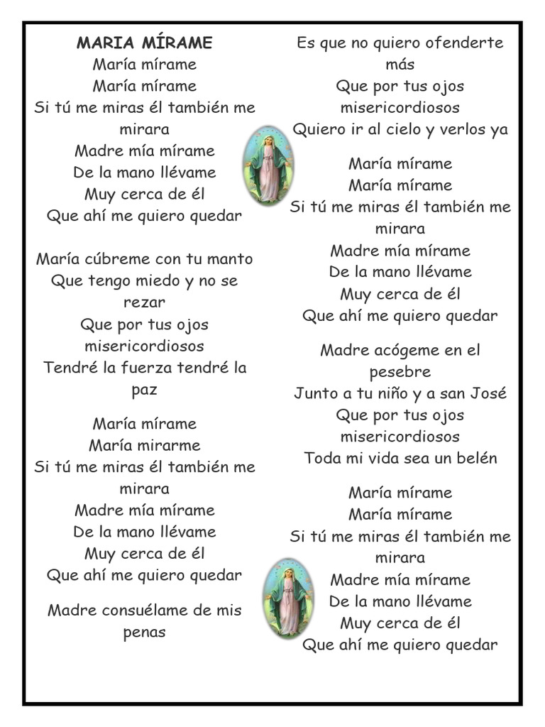 Letra de la canción 