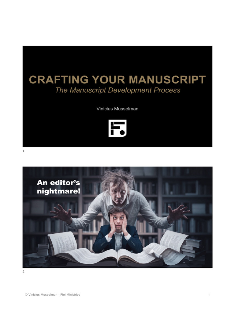 Manuscript Development Guide for Authors | PDF | Bible | Theology