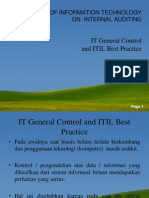 Chap 18 - IT General COntrol and ITIL Best Practices