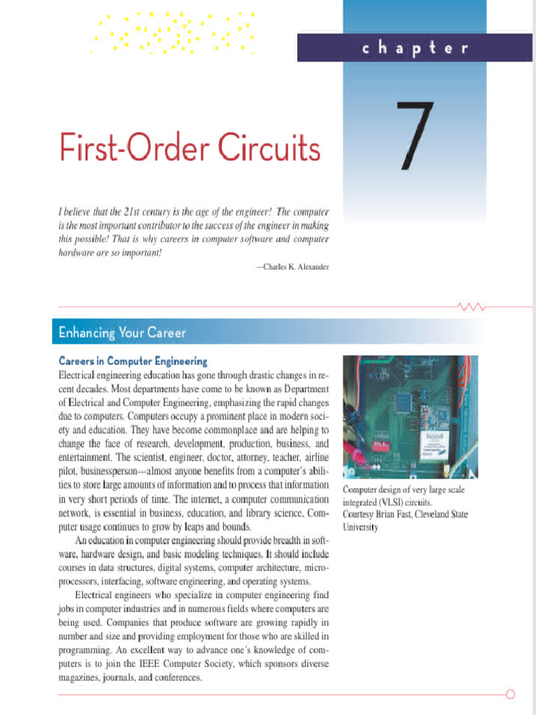 1st Order Circuit Note | PDF