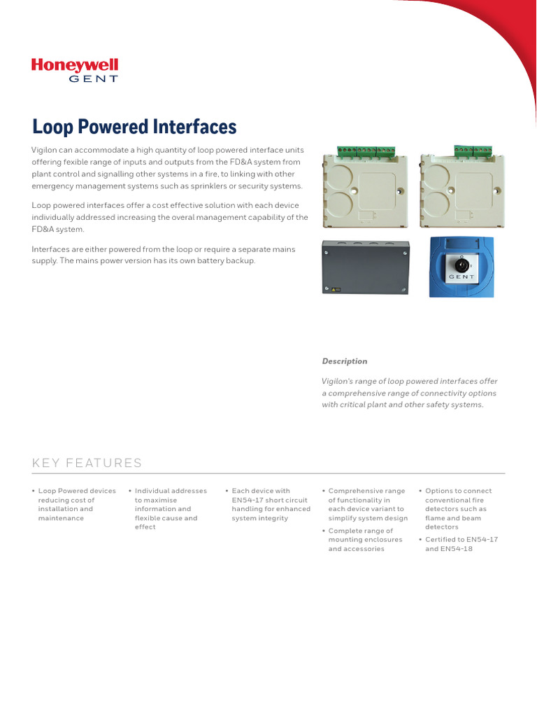 Gent Loop Powered Interface Overview | PDF | Input/Output | Relay