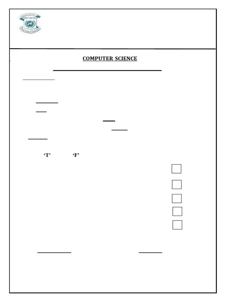 Computer Science Unit Test II | PDF | Foods | Cereals