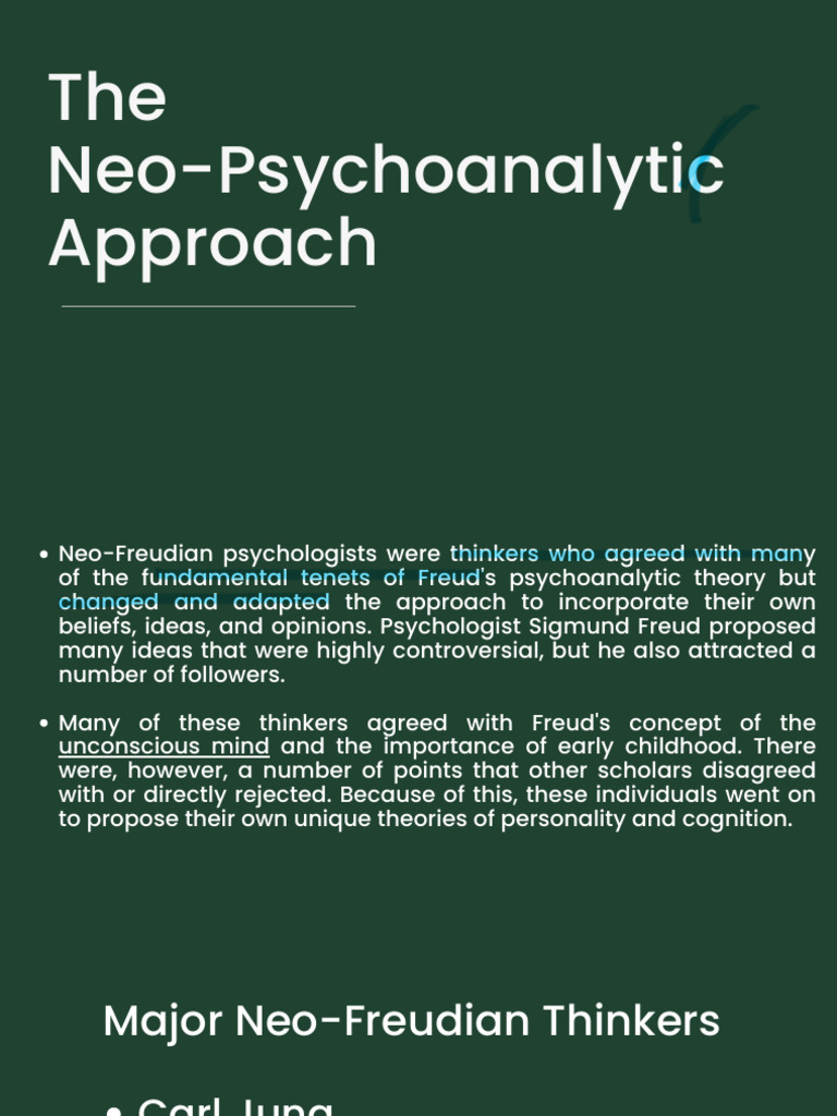 Understanding Jung's Neo-Psychoanalysis | PDF | Carl Jung | Shadow ...