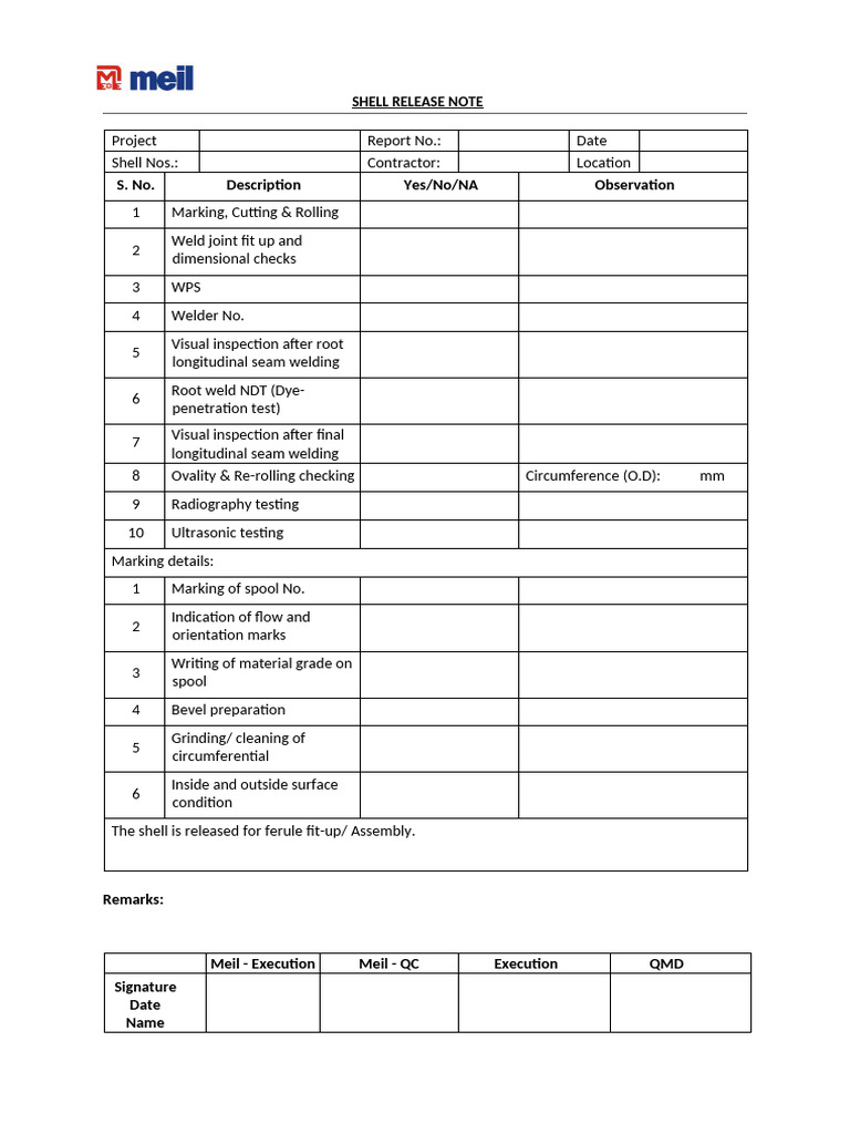 F CO QAM10 04 Shell Release Note | PDF