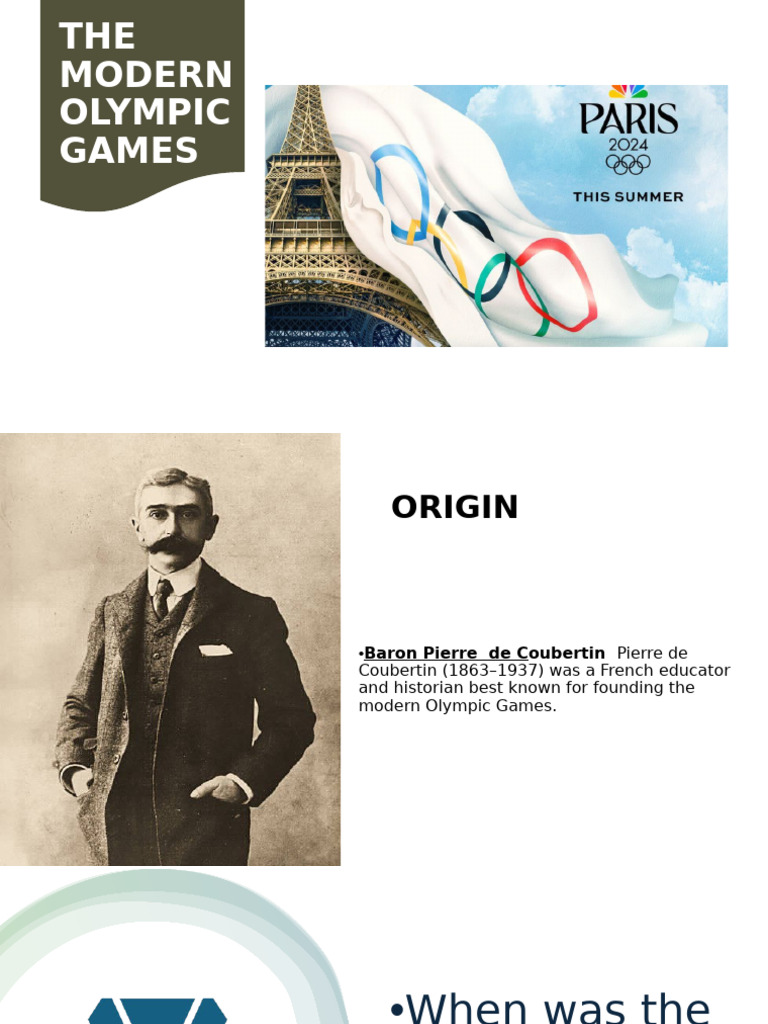 Modern Olympic Games Overview | PDF | Paralympic Games | International ...
