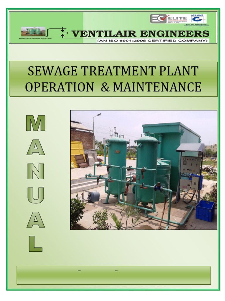 Sewage Treatment Plant Operation Guide | PDF | Pump | Valve