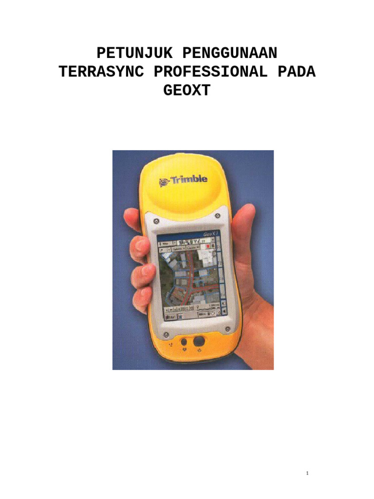 Penggunaan Background Files TerraSync | PDF