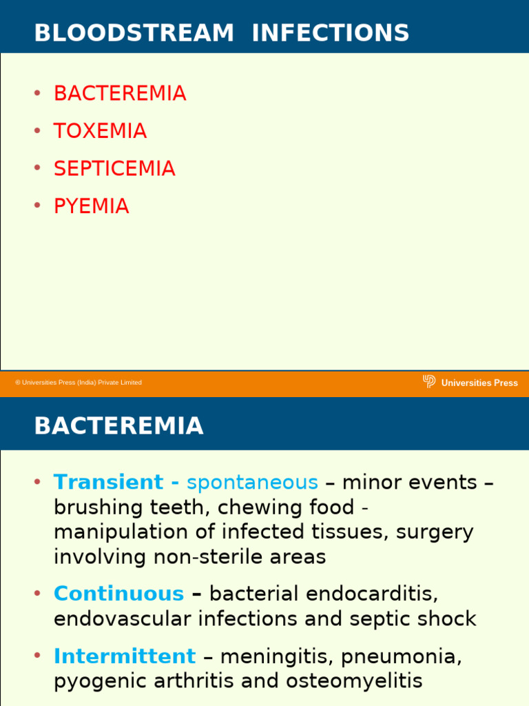 Part VII - Chapter 73 To 79 - Bloodstream Infections | PDF | Urinary ...