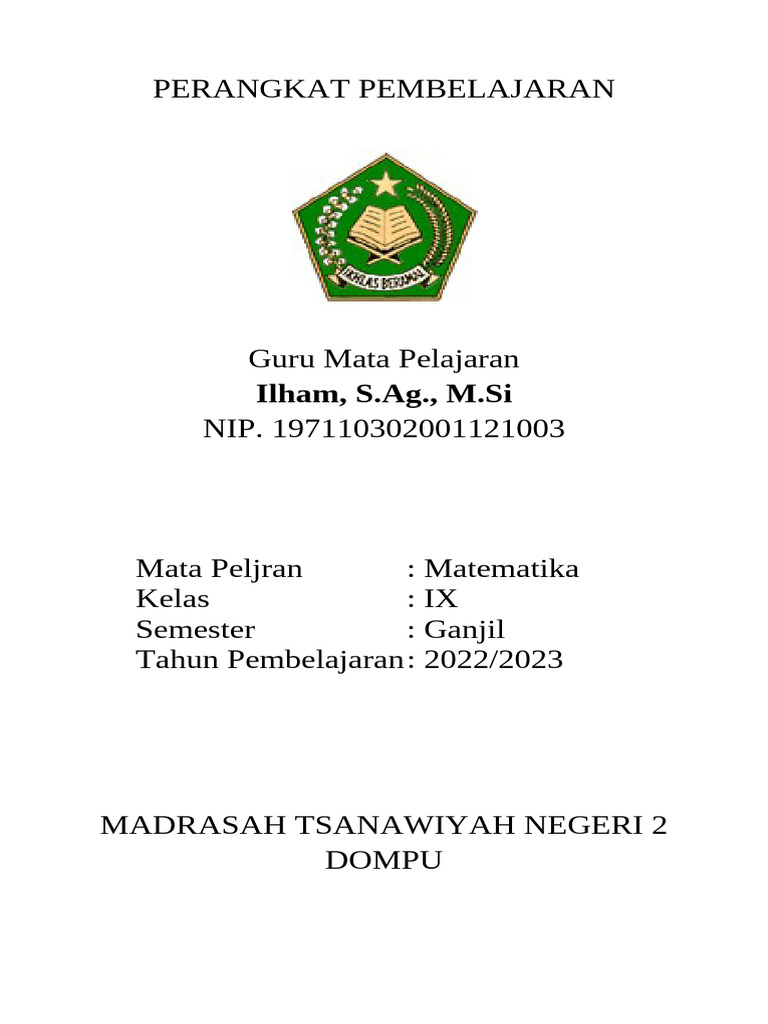 Sampul RPP | PDF