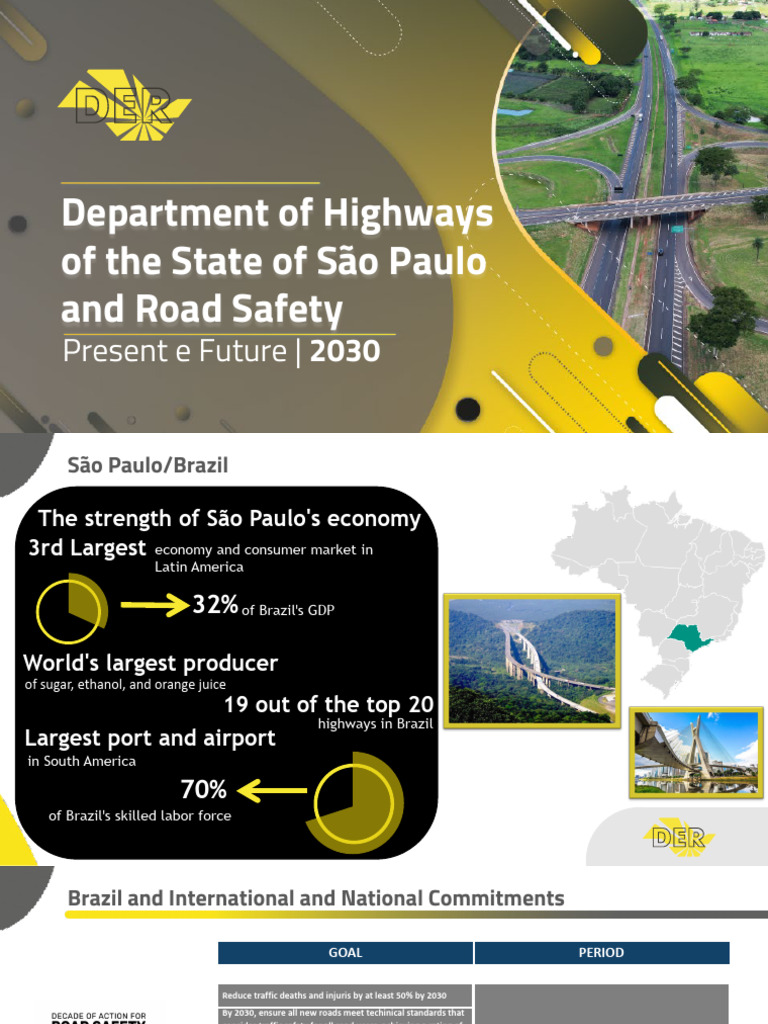 São Paulo Road Safety Plan 2030 | PDF | Brazil | Road Traffic Safety
