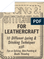 Lacing Stitching For Leather Craft