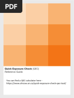 Quick Exposure Check (QEC) Guide | PDF | Human Factors And Ergonomics ...