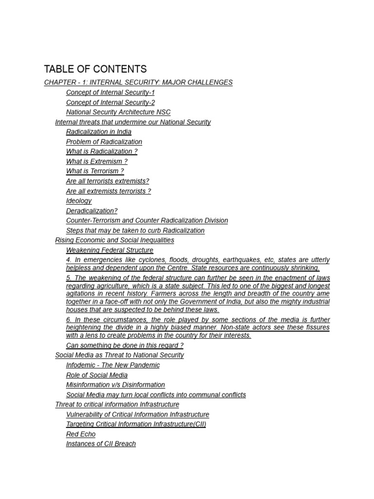 Internal Security Notes 2024 | PDF | Computer Security | Security