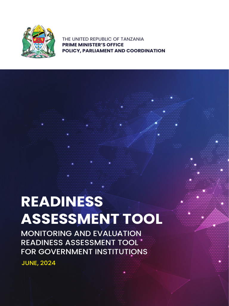 Tanzania M&E Readiness Assessment Tool | PDF | Evaluation | Monitoring ...