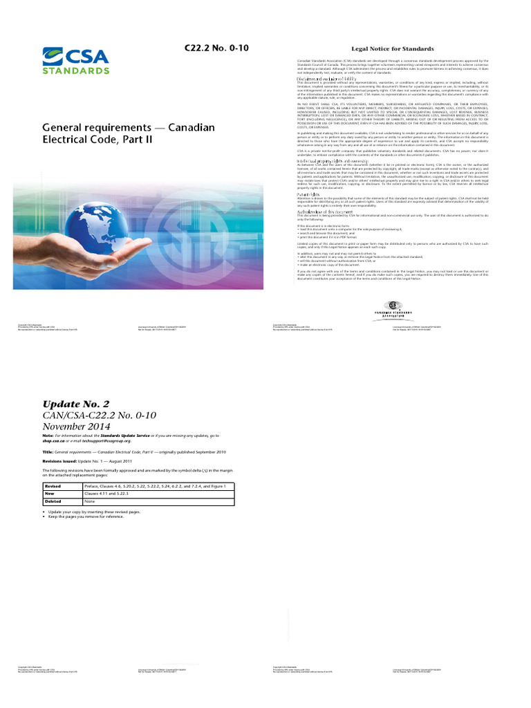 CSA C22.2 No 0-10 | PDF
