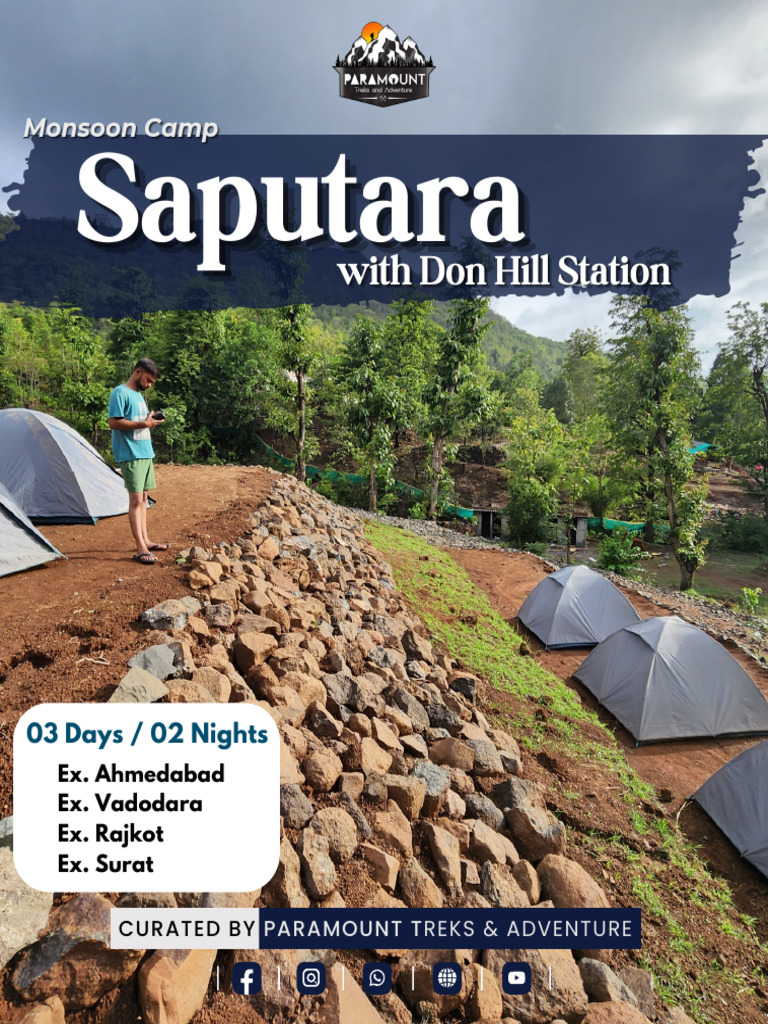 Saputara & Don Hill Station Camping | PDF | Gujarat