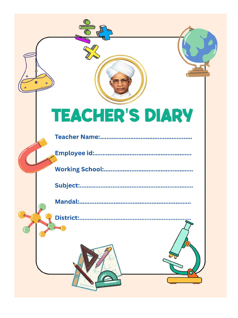Teacher's Diary Template for Classes | PDF