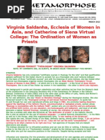 Download Virginia Saldanha-ecclesia of Women in Asia and Catherine of Siena Virtual College-feminist Theology and the Ordination of Women Priests by Francis Lobo SN87964048 doc pdf