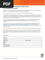 VPD Evidence Certification Form QLD | PDF | Medical Specialties | Human ...