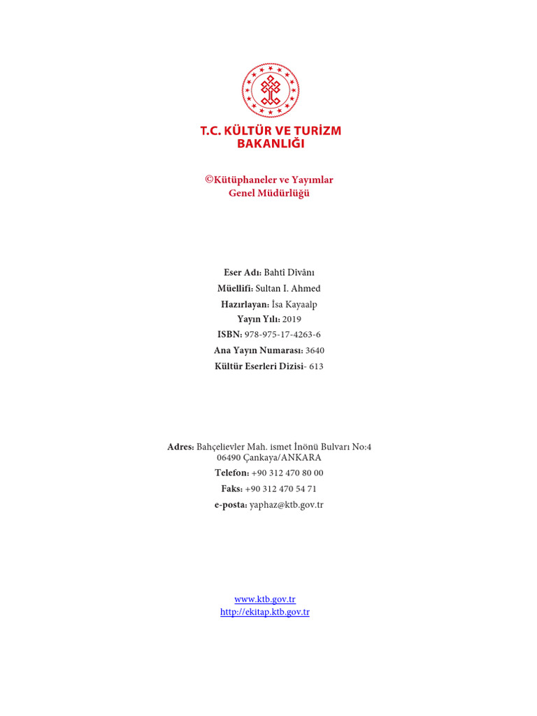 Bahti Divanı | PDF