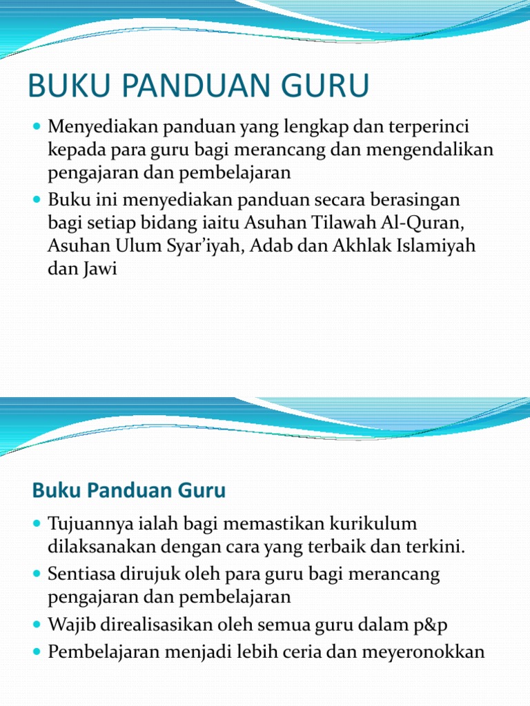 Buku Panduan Guru