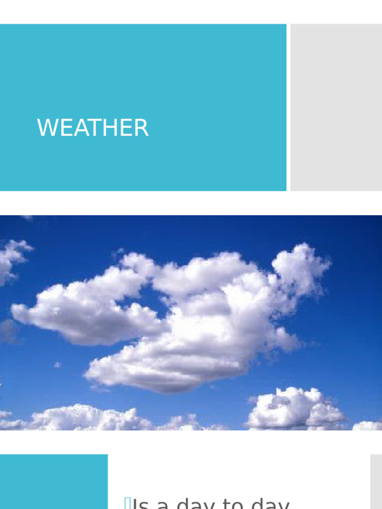 Weather | PDF