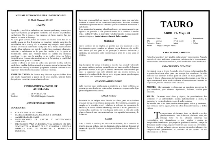 Características de Tauro en el Amor | PDF | Amor
