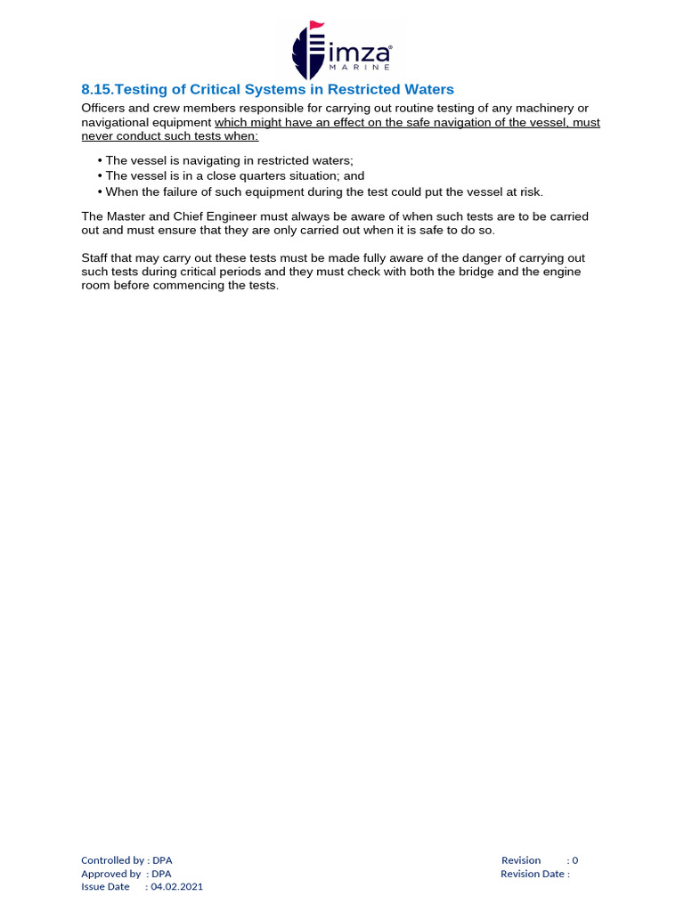Critical Systems Testing Guidelines | PDF