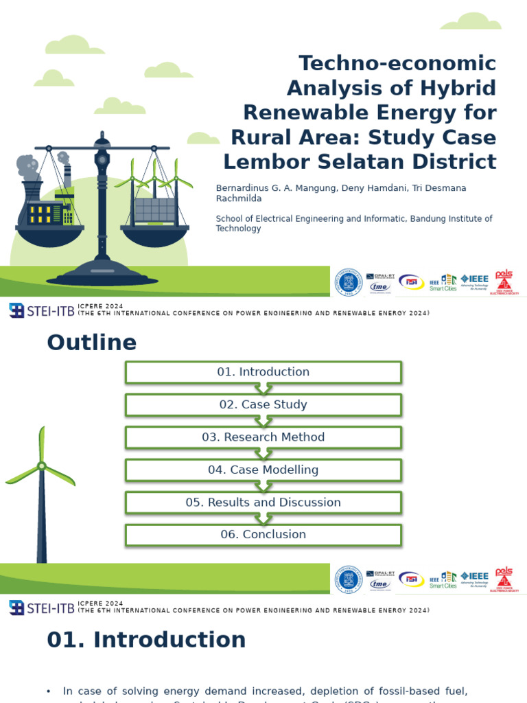 Hybrid Renewable Energy Analysis for Lembor | PDF | Sustainable ...
