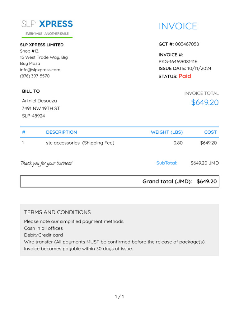 Invoice: Bill To | PDF
