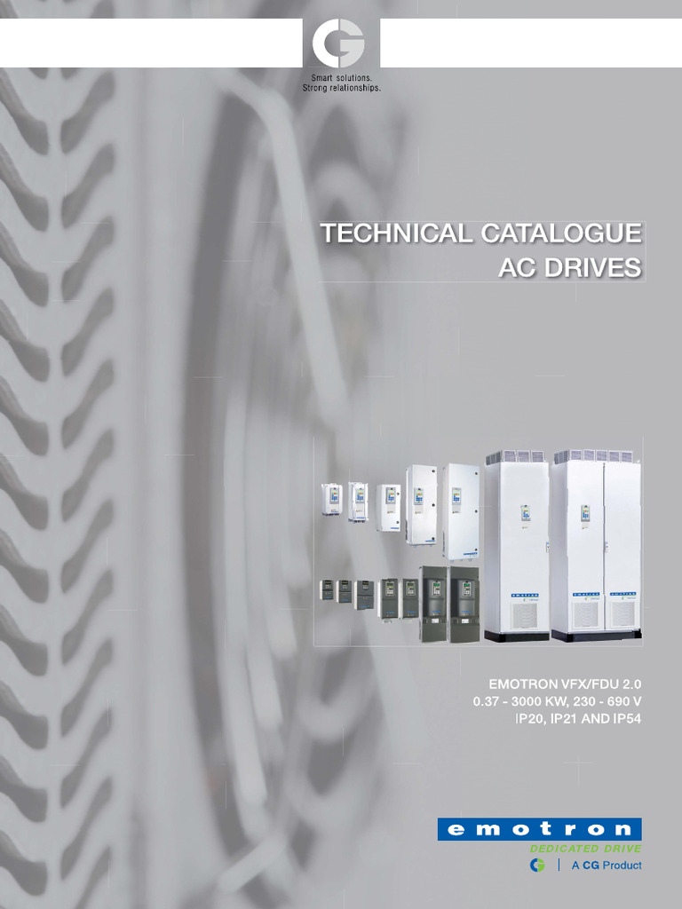 Emotron Technical Catalogue Innovators Electric TD | PDF