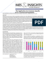 Predictive Modeling: The Application of A Consumer-Specific Avoidable Cost Model in A Commercial Population