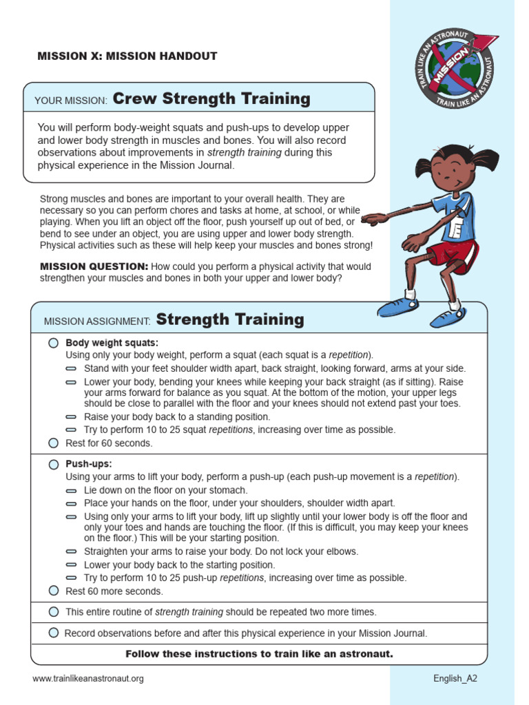 PE-06 CrewStrength - Student - Teacher - Adapted | PDF | Strength Training