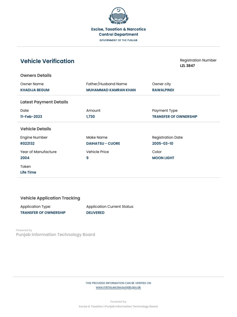 MVRC LZL 3847 | PDF
