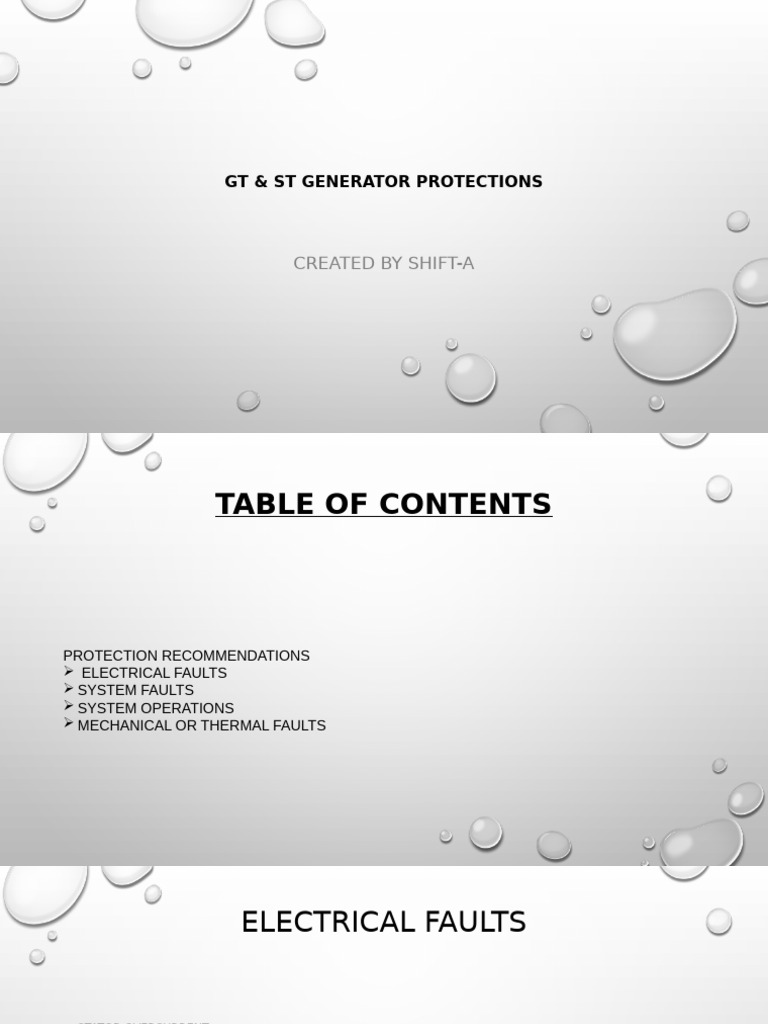 Generator Protection Guidelines Overview | PDF | Electric Generator | Relay