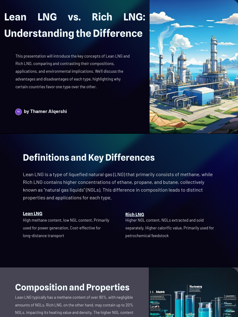 Lean vs Rich LNG: Key Differences Explained | PDF | Liquefied Natural ...