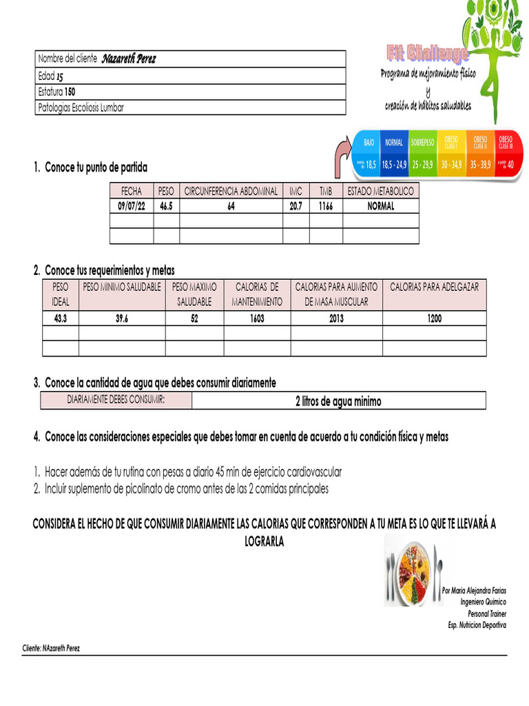 Programa de Mejora Física y Nutricional | PDF | Alimentos | Cocina
