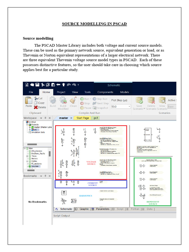 PSCAD Source Modelling Guide | PDF
