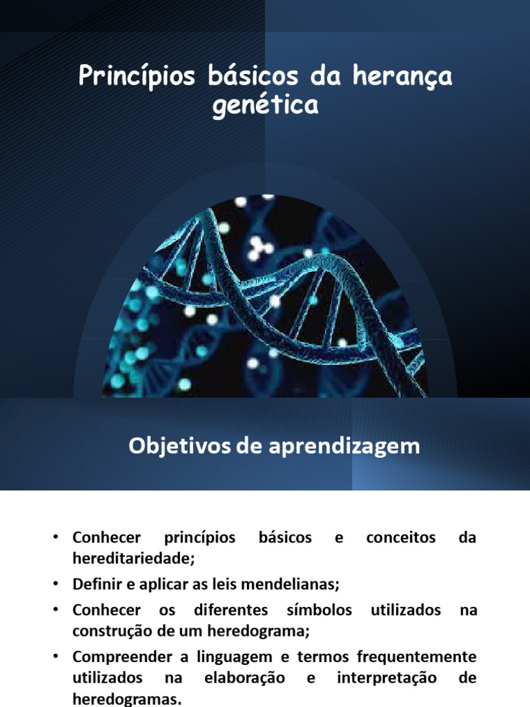 Princípios da Herança Genética e Mendel | PDF | Genética | Biologia