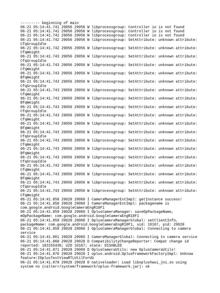 Log Cat 1750457681703 | PDF | Computer Engineering | Software Engineering