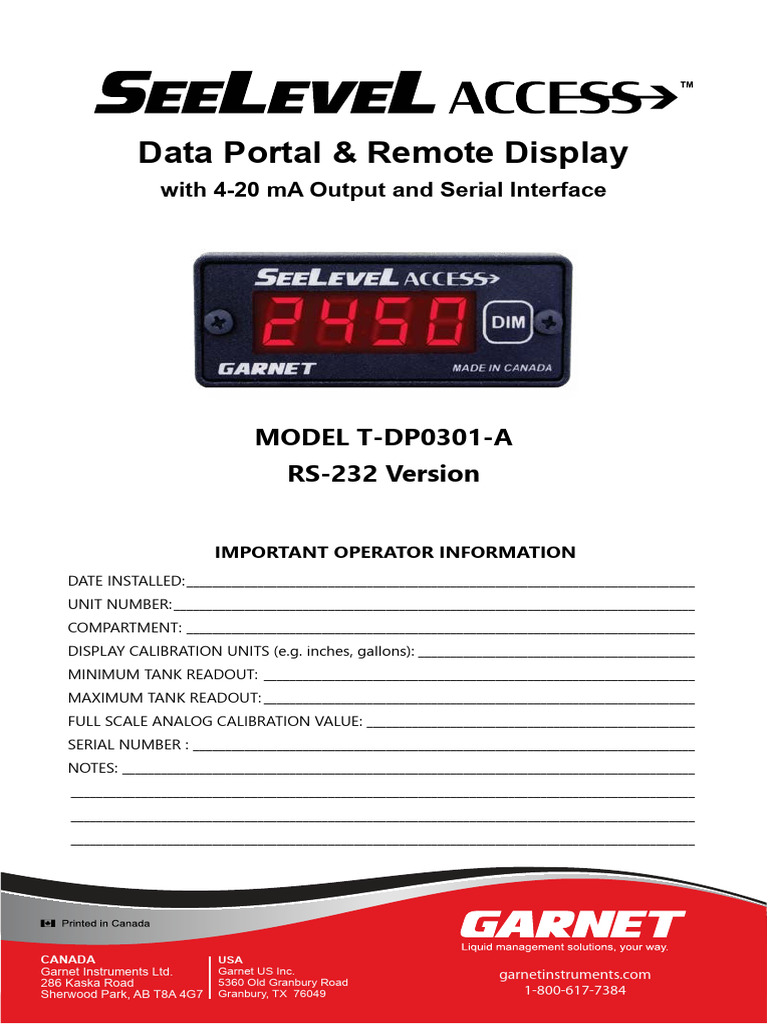 SeeLeveL Access Manual - T DP0301 A - v5.2 | PDF | Broadcasting ...