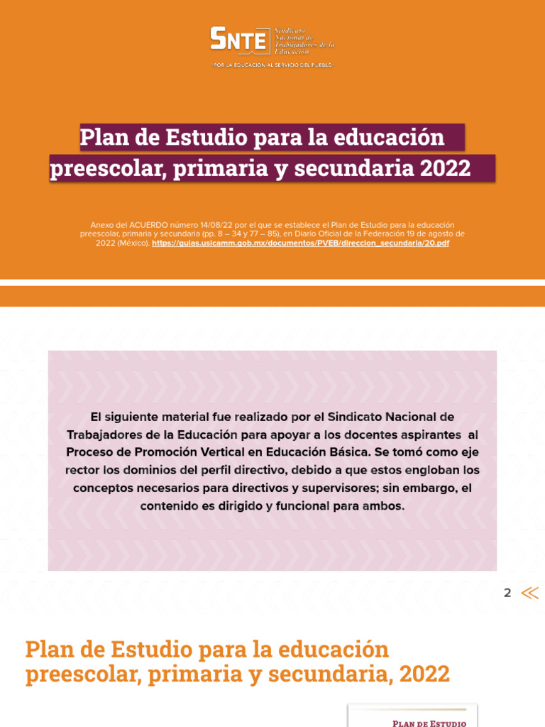Plan de Estudios 2022 | PDF | Educación de la primera infancia | Plan ...
