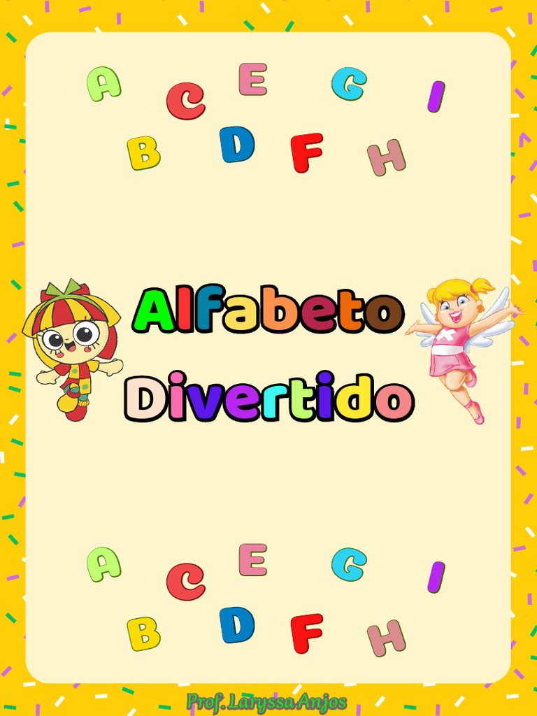 Alfabeto Divertido com Personagens Famosos | PDF