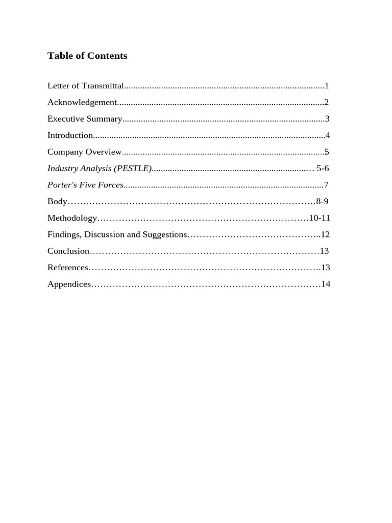 Comprehensive Business Analysis Report | PDF