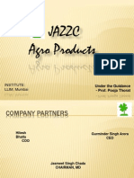 Jazzc Agro Products: Institute: LLIM, Mumbai