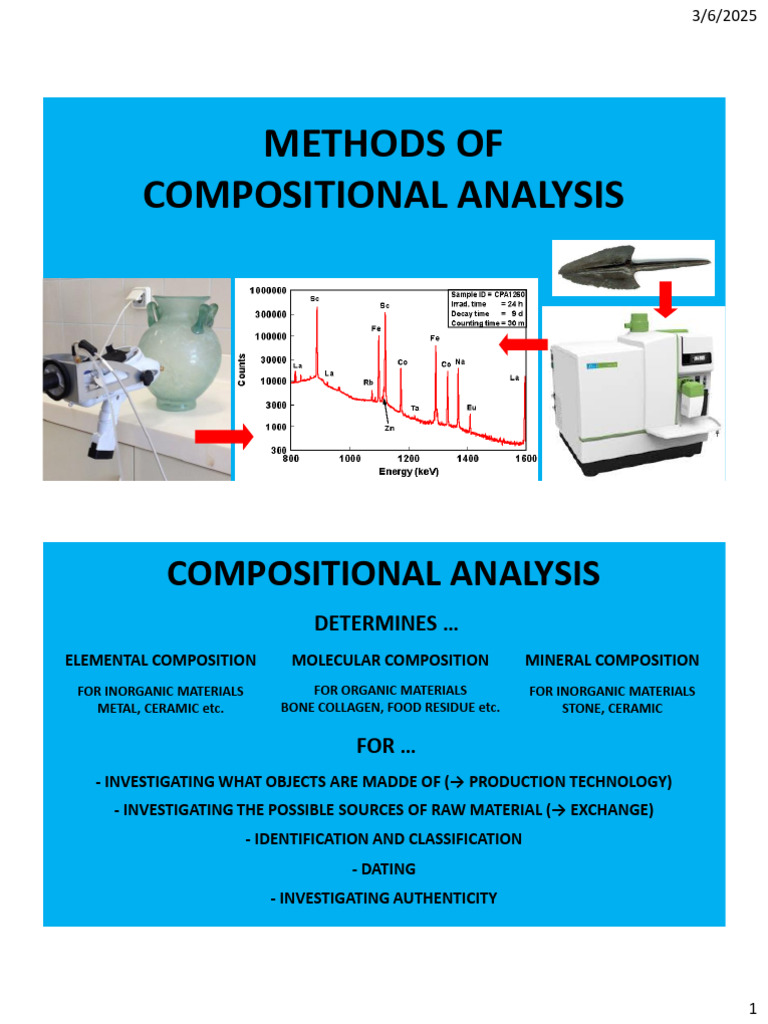Compositional Analysis Techniques Overview | PDF | Spectroscopy ...