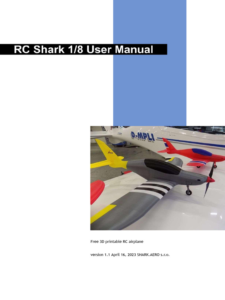 Build Your Shark RC Plane: Guide | PDF | Aileron | Flight Control Surfaces