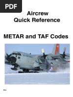 Understanding SNOWTAM Format and Codes | PDF | Runway | Snow